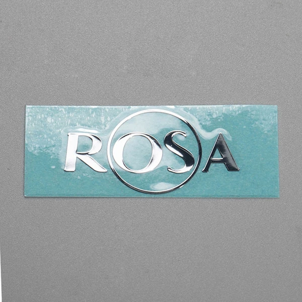 Étiquette en nickel électrolytique