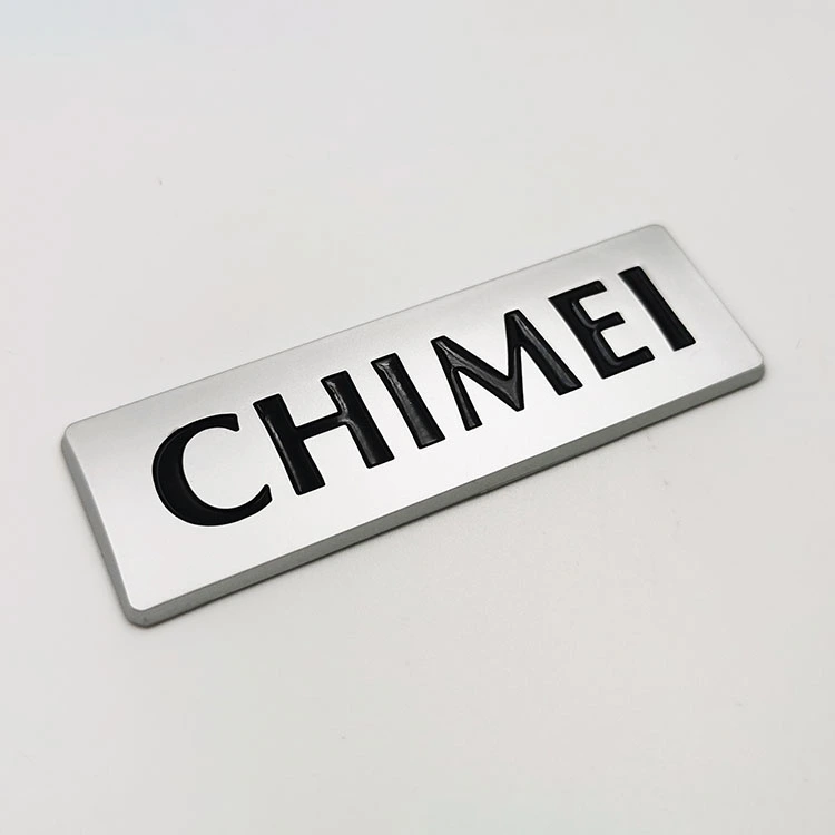 Logo en relief en plastique en plastique ABS