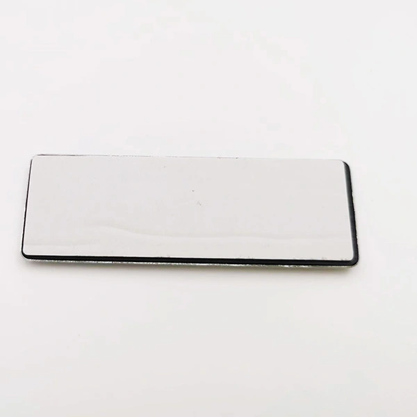 Plaque de nom en métal logo