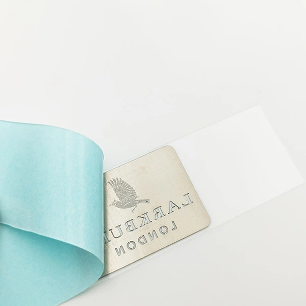 Logo électroforme de coupe de matrice