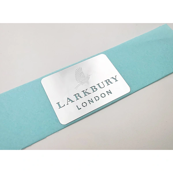 Logo électroforme de coupe de matrice