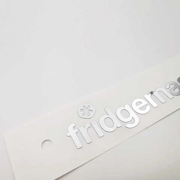 Autocollant en nickel en métal décoratif