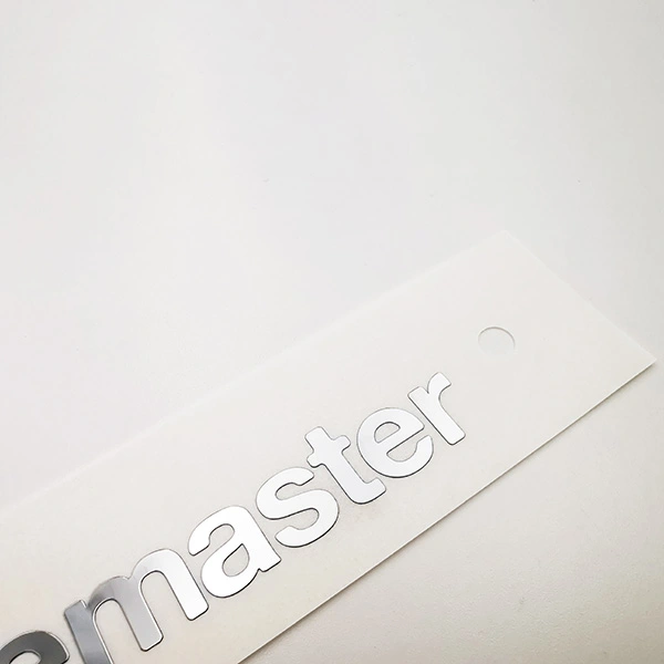 Autocollant en nickel en métal décoratif