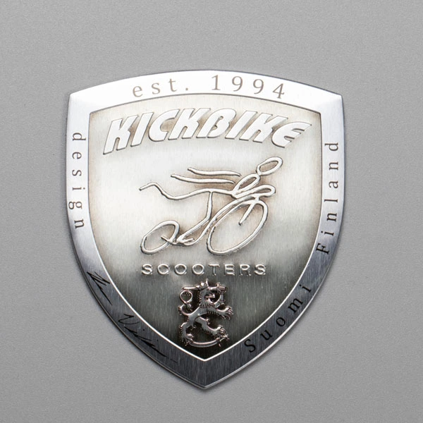 Plaque signalétique en aluminium et métal