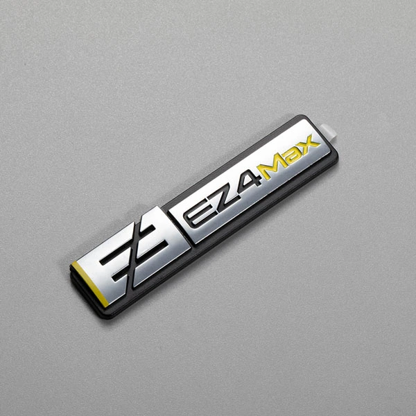 Étiquette de voiture galvanisée