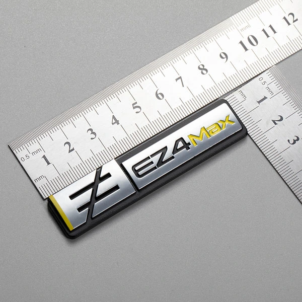 Étiquette de voiture galvanisée