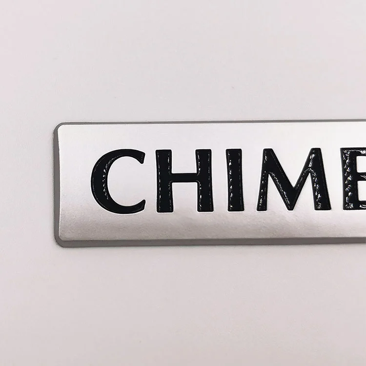 Logo en relief en plastique en plastique ABS