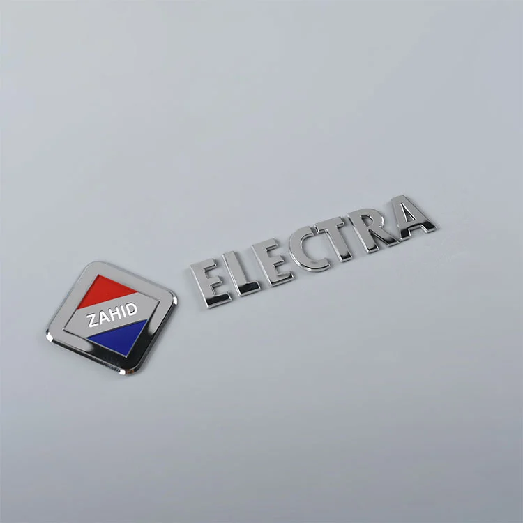 Autocollant de plaque en métal 3D