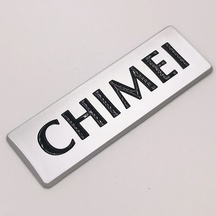 Logo en relief en plastique en plastique ABS