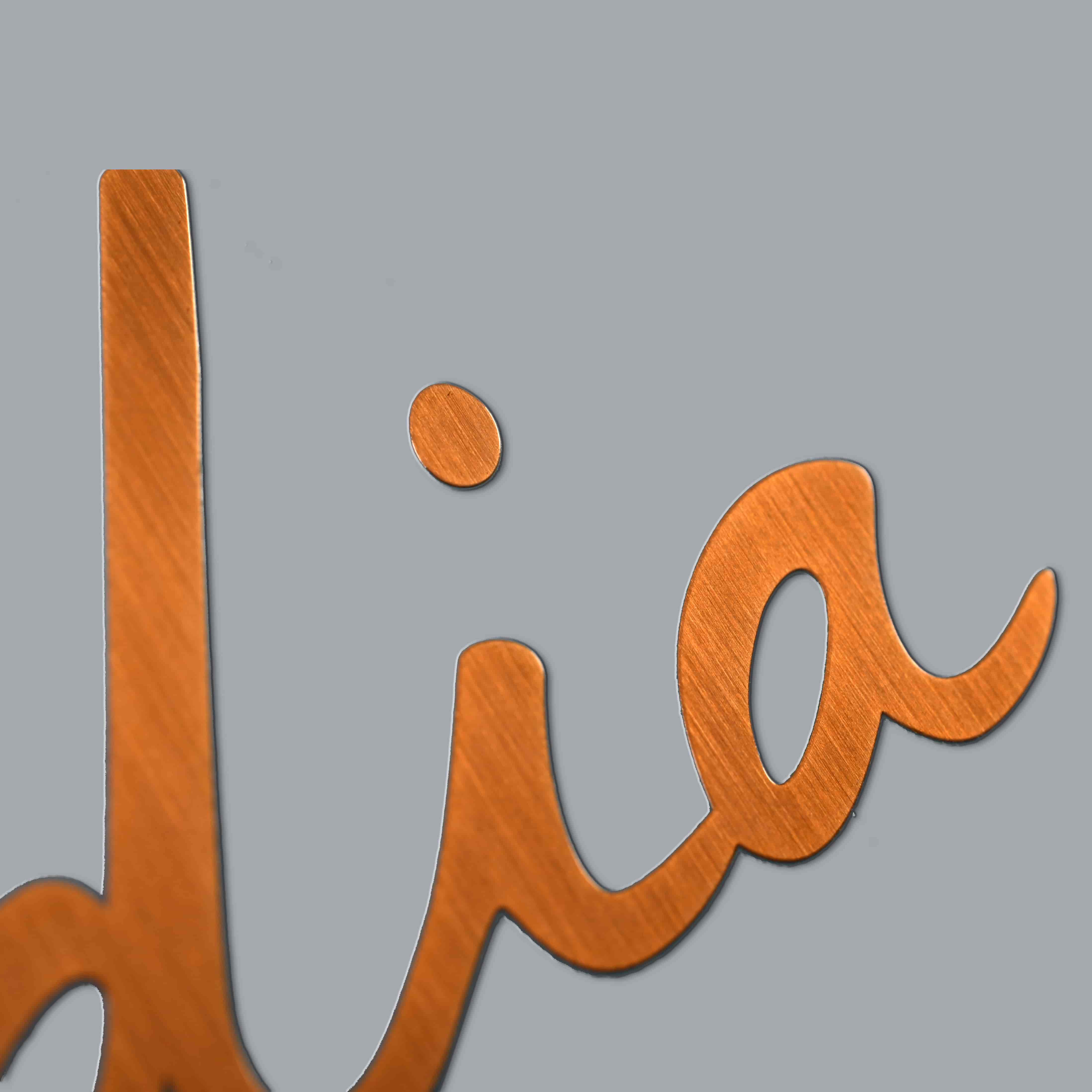 Logo d'électroformage d'autocollant en nickel gaufré