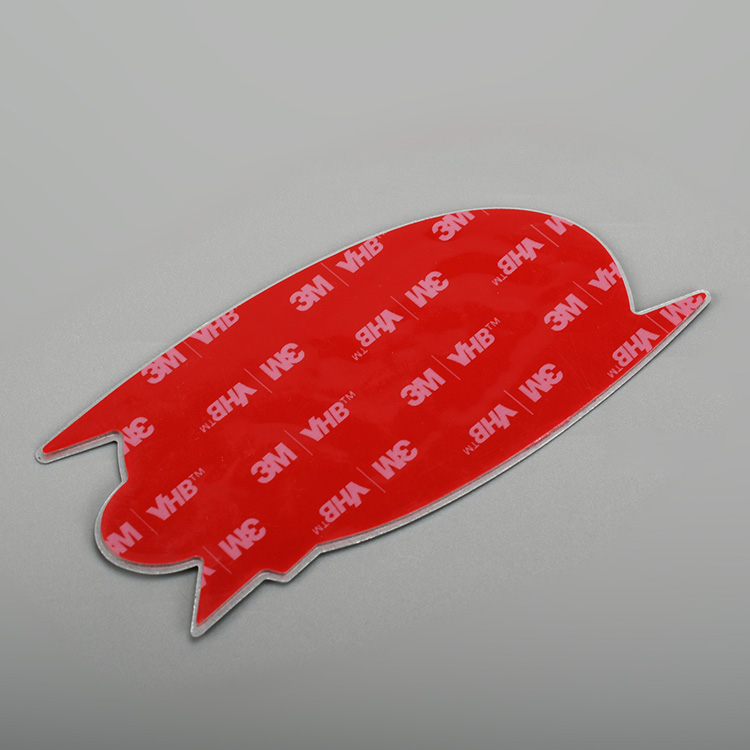 Autocollant en aluminium argenté imprimé