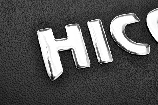 Emblème souple 3D imperméable