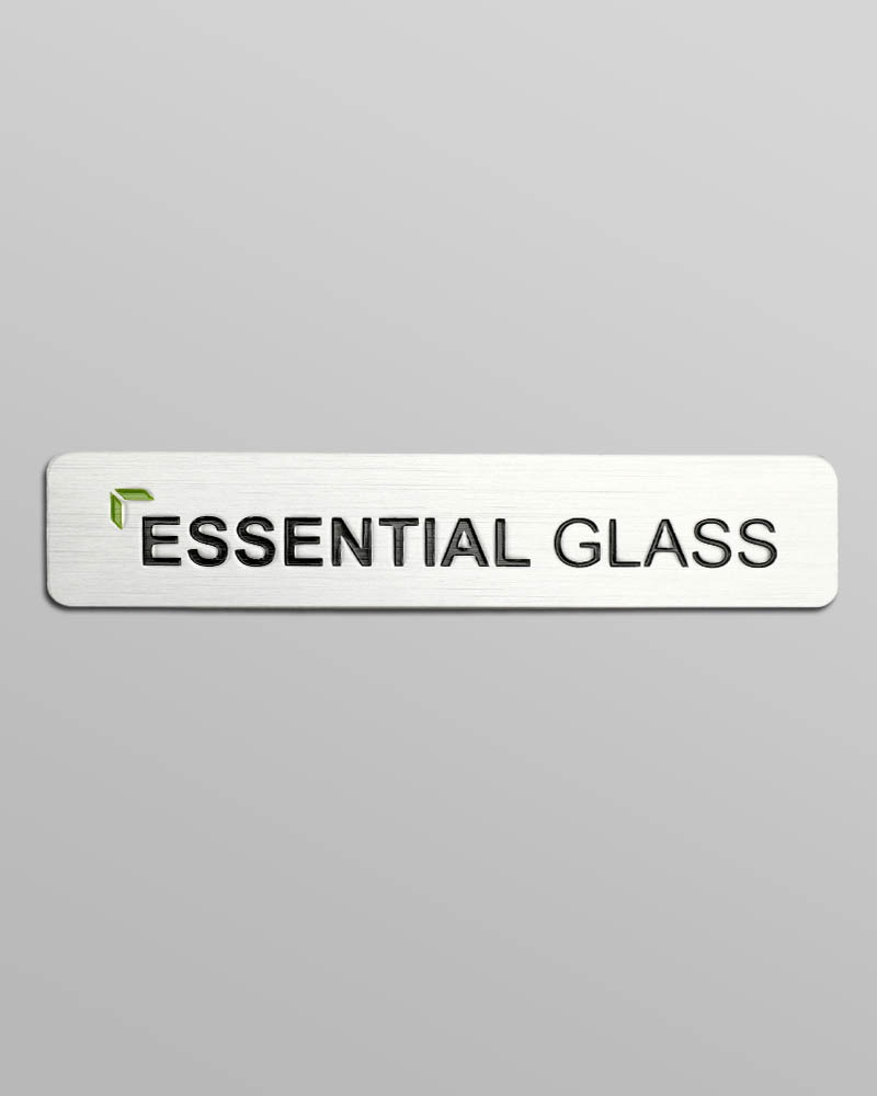 Étiquette en aluminium