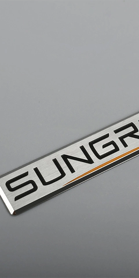 Étiquette de nickel 3D