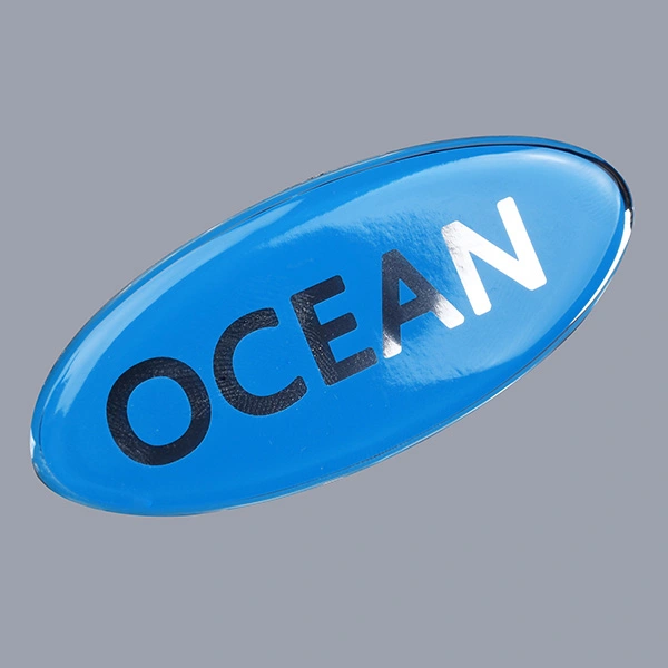 Autocollant en résine époxy