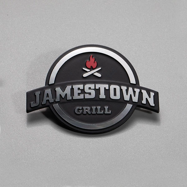 Étiquette en aluminium 3D