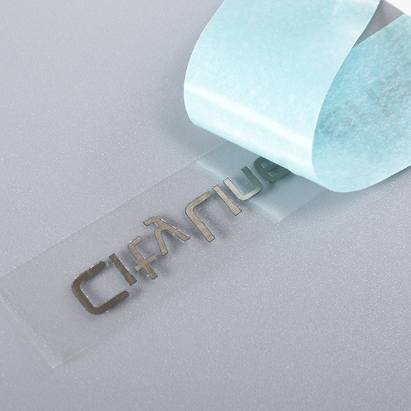 Autocollant en métal avec logo de marque 3D