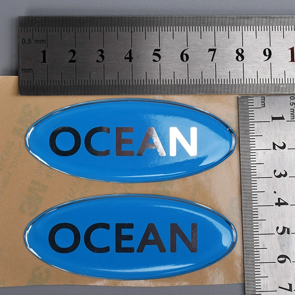 Autocollant en résine époxy 3D Dome 3D