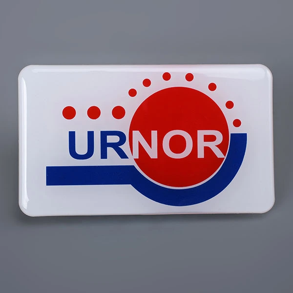 Autocollant 3D en résine époxy