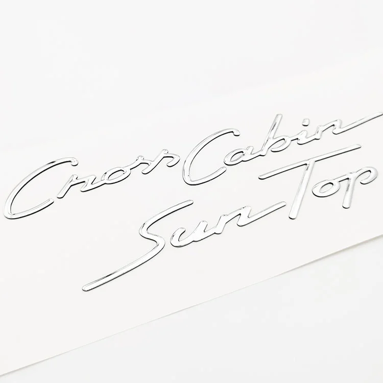 Étiquettes de marque en plastique souple en gel 3D