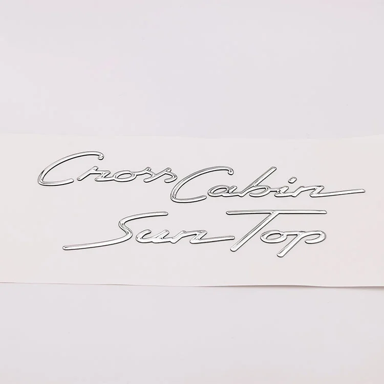 Étiquettes de marque en plastique souple en gel 3D