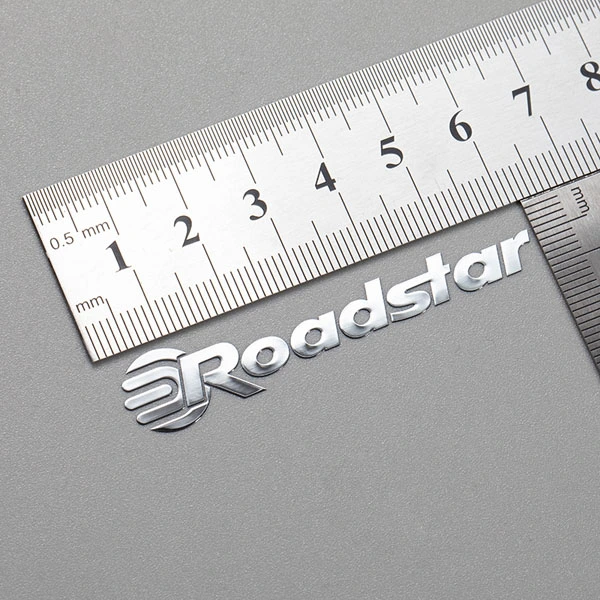 Étiquettes métalliques de transfert de logo 3D