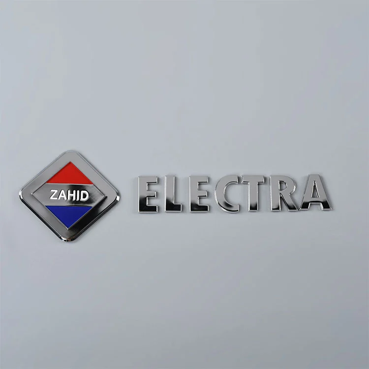 Autocollant de plaque en métal 3D