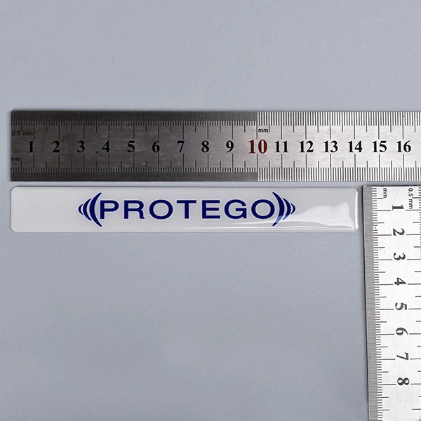 Autocollant époxy en résine souple 3D