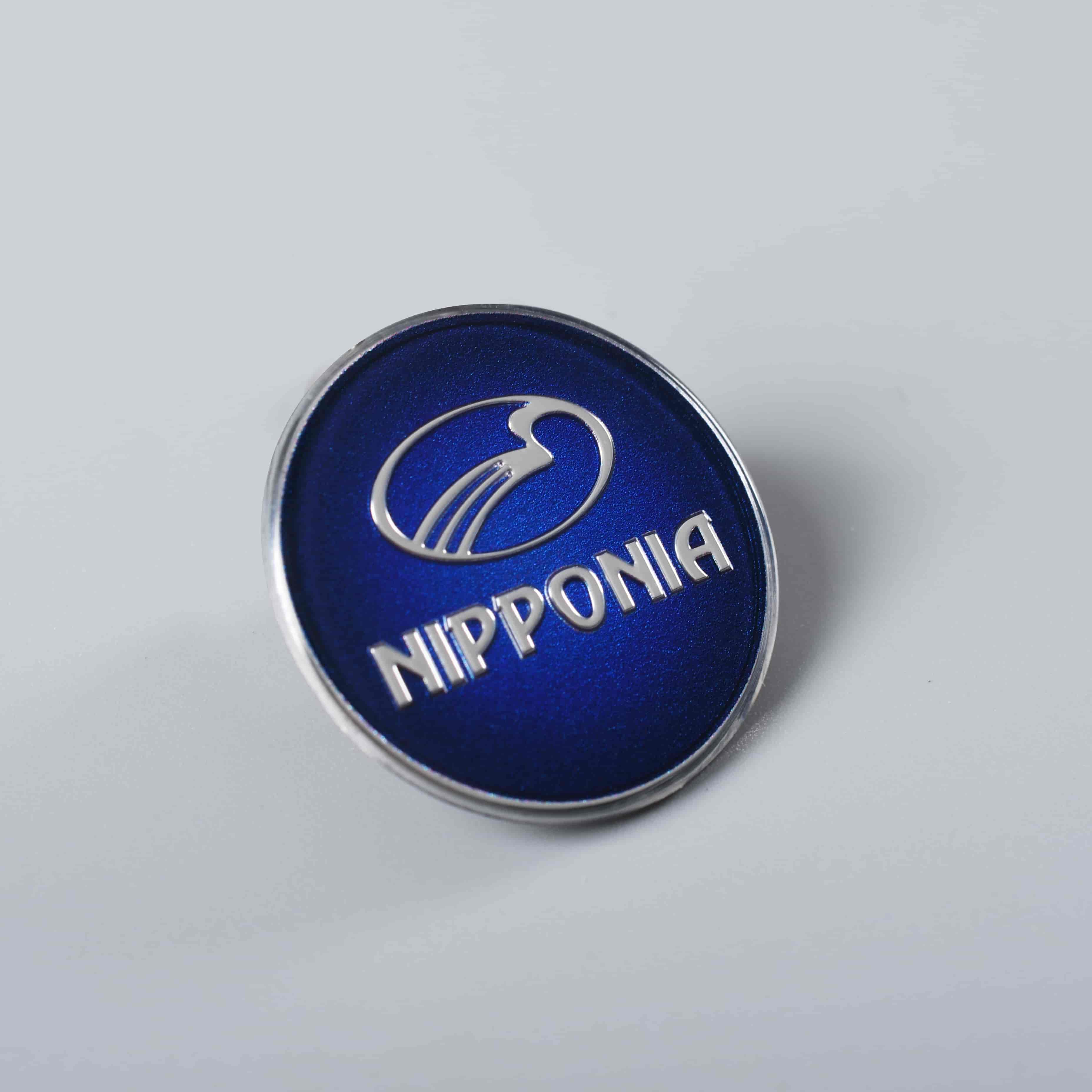 Emblème en plastique du logo 3D de gaufrage