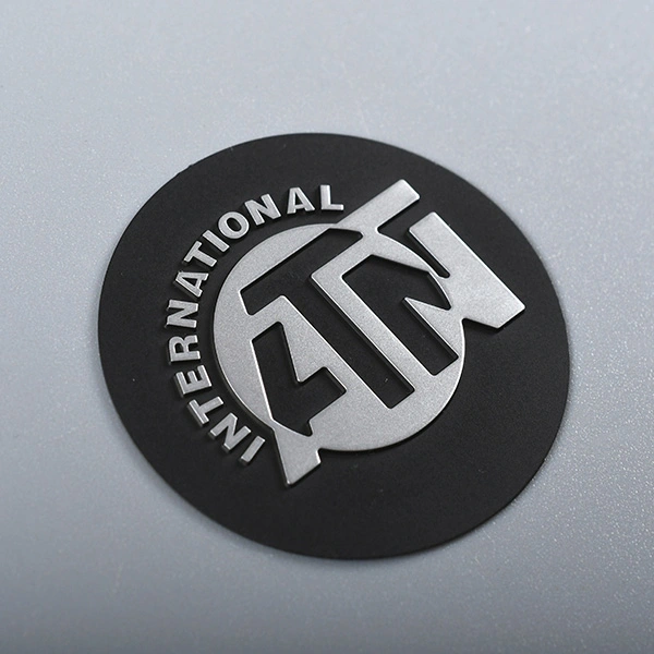 Autocollant d'étiquette nickel 3D