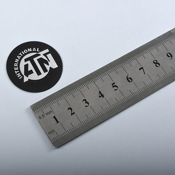 Autocollant d'étiquette nickel 3D