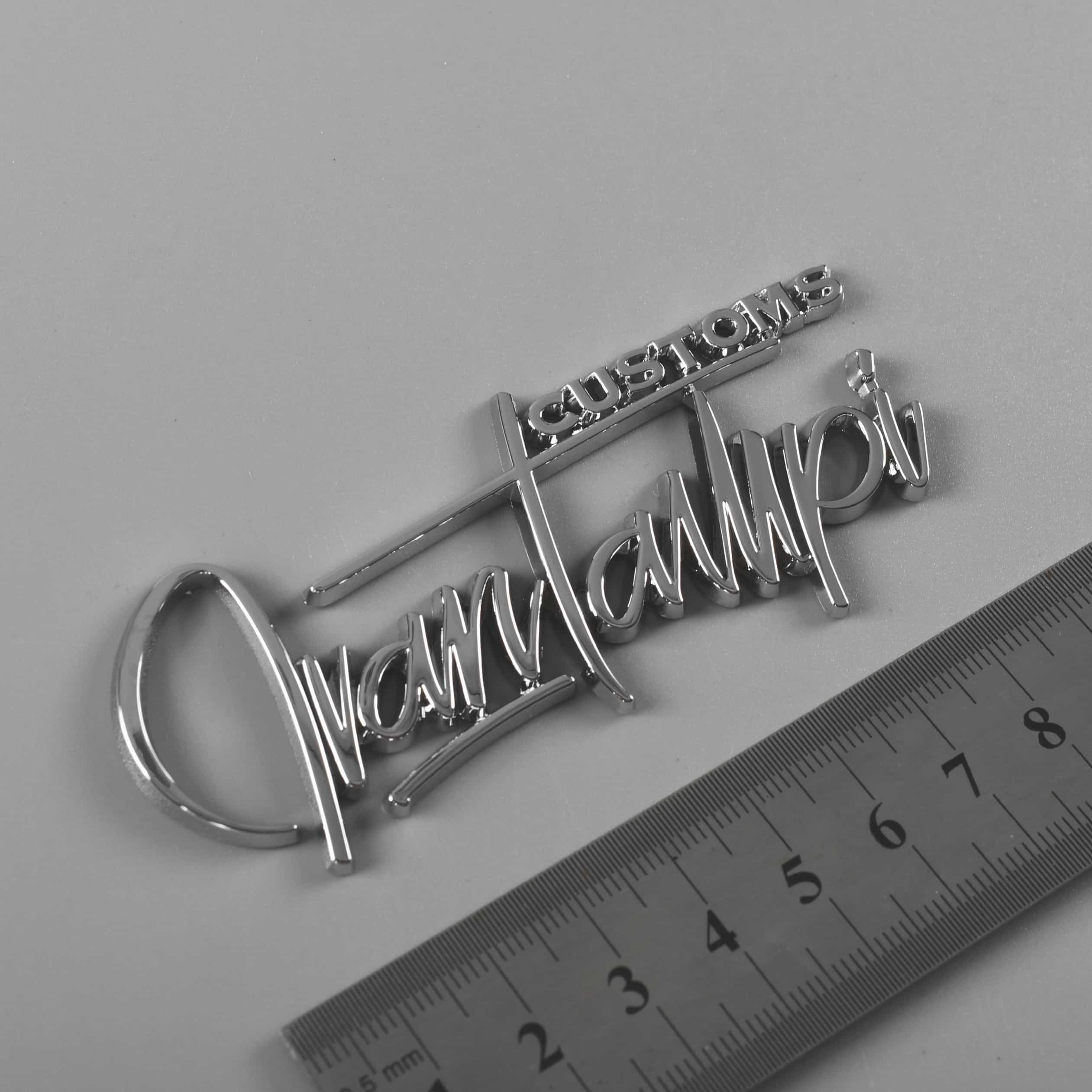 Autocollant d'étiquette en plastique 3D surélevé