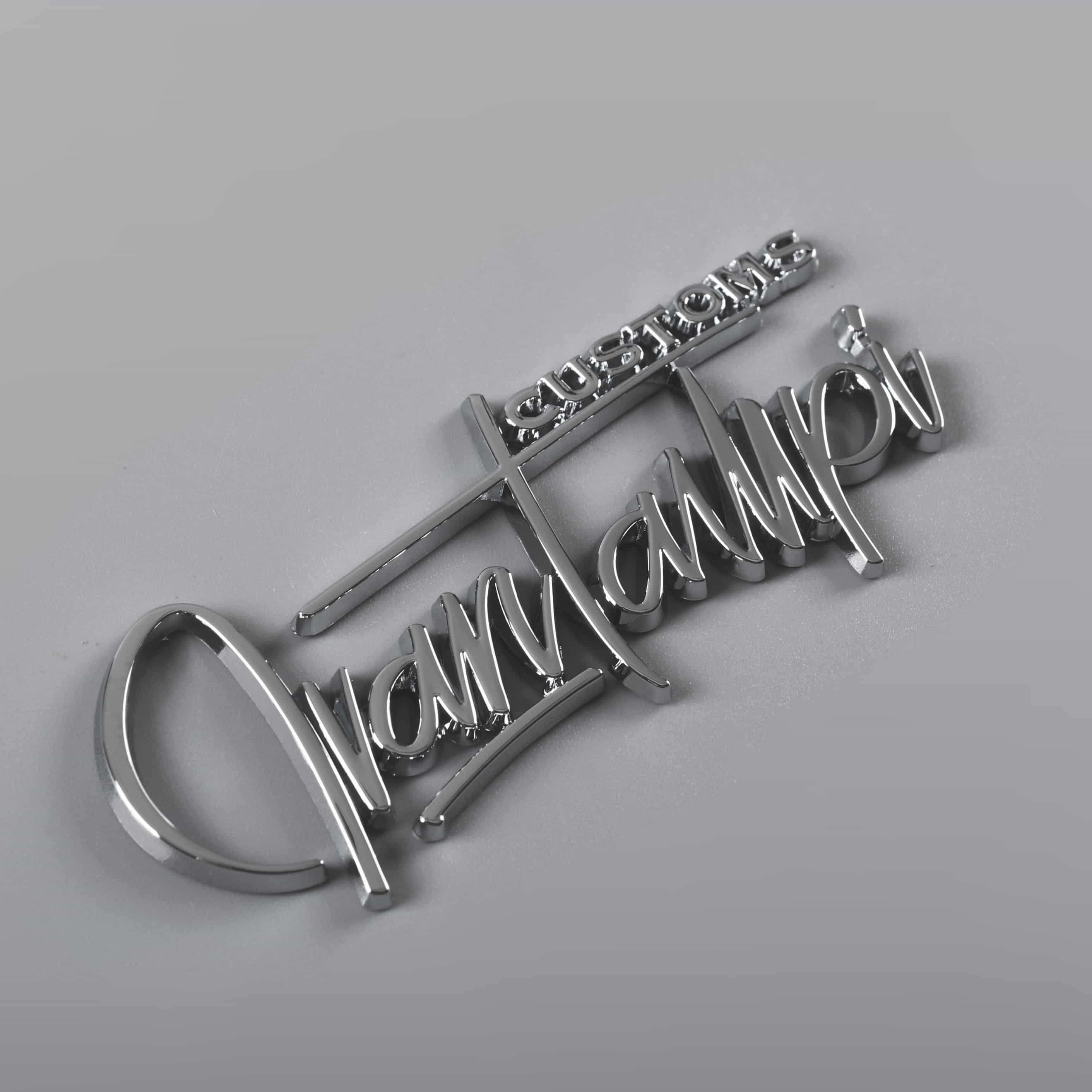 Autocollant d'étiquette en plastique 3D surélevé