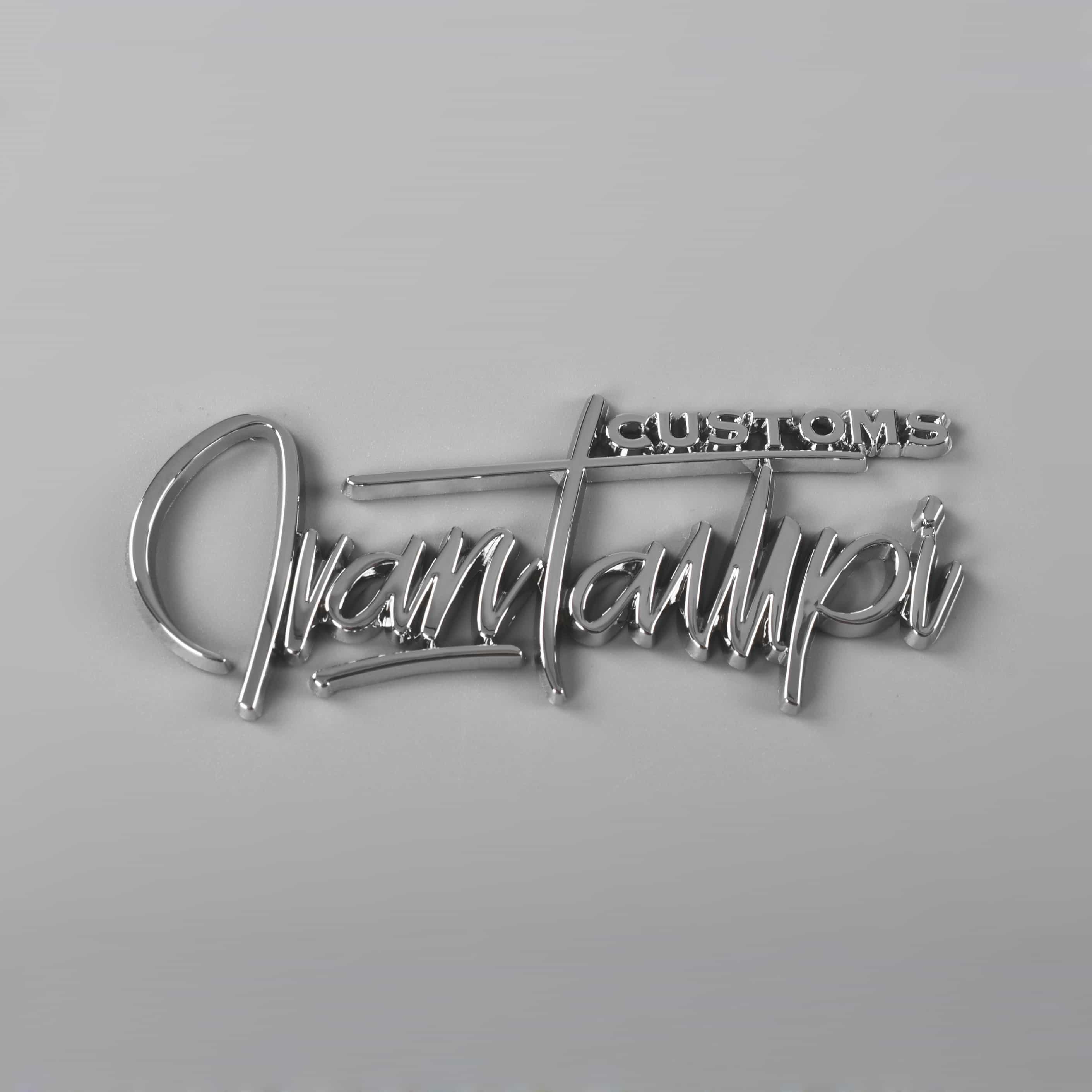 Autocollant d'étiquette en plastique 3D surélevé