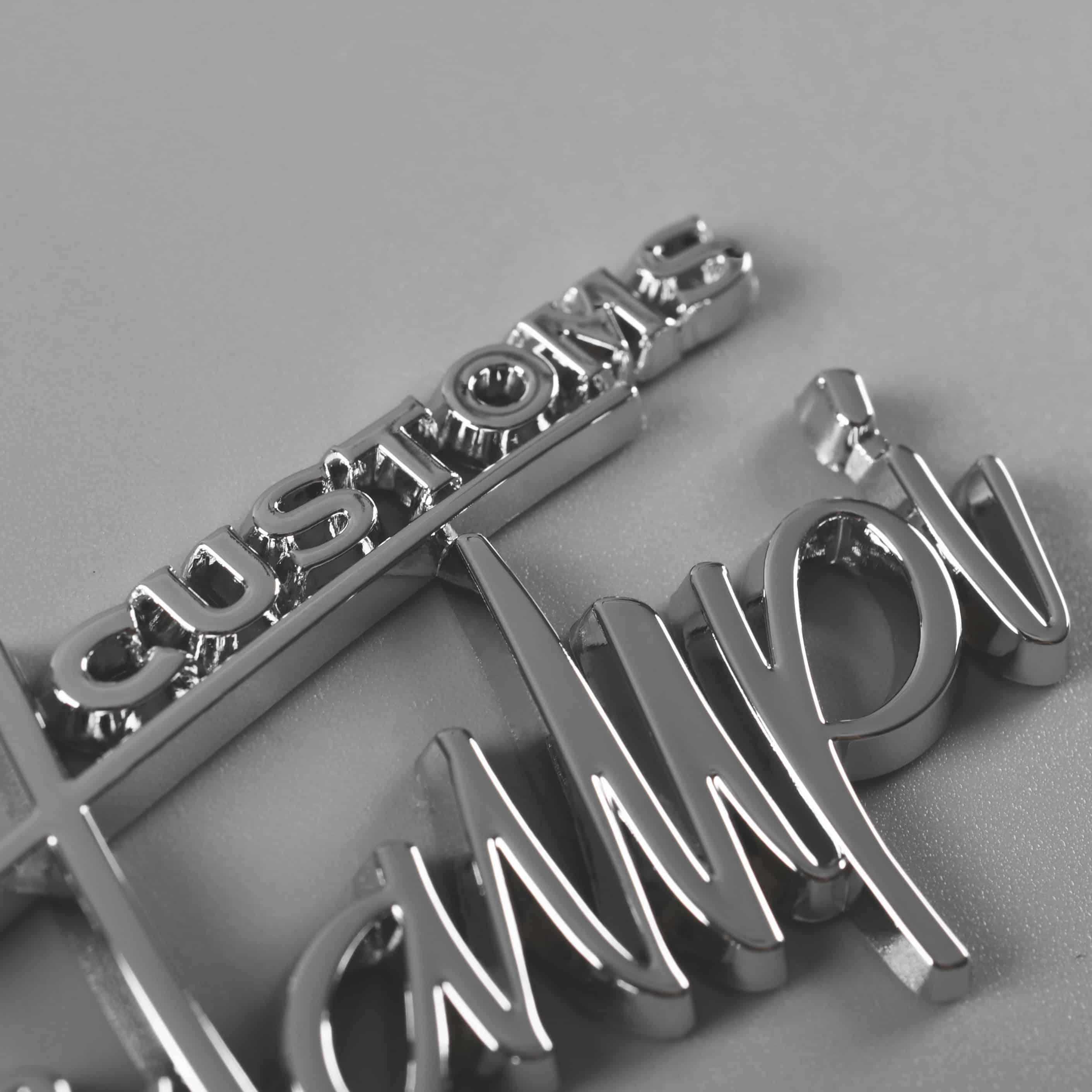 Autocollant d'étiquette en plastique 3D surélevé