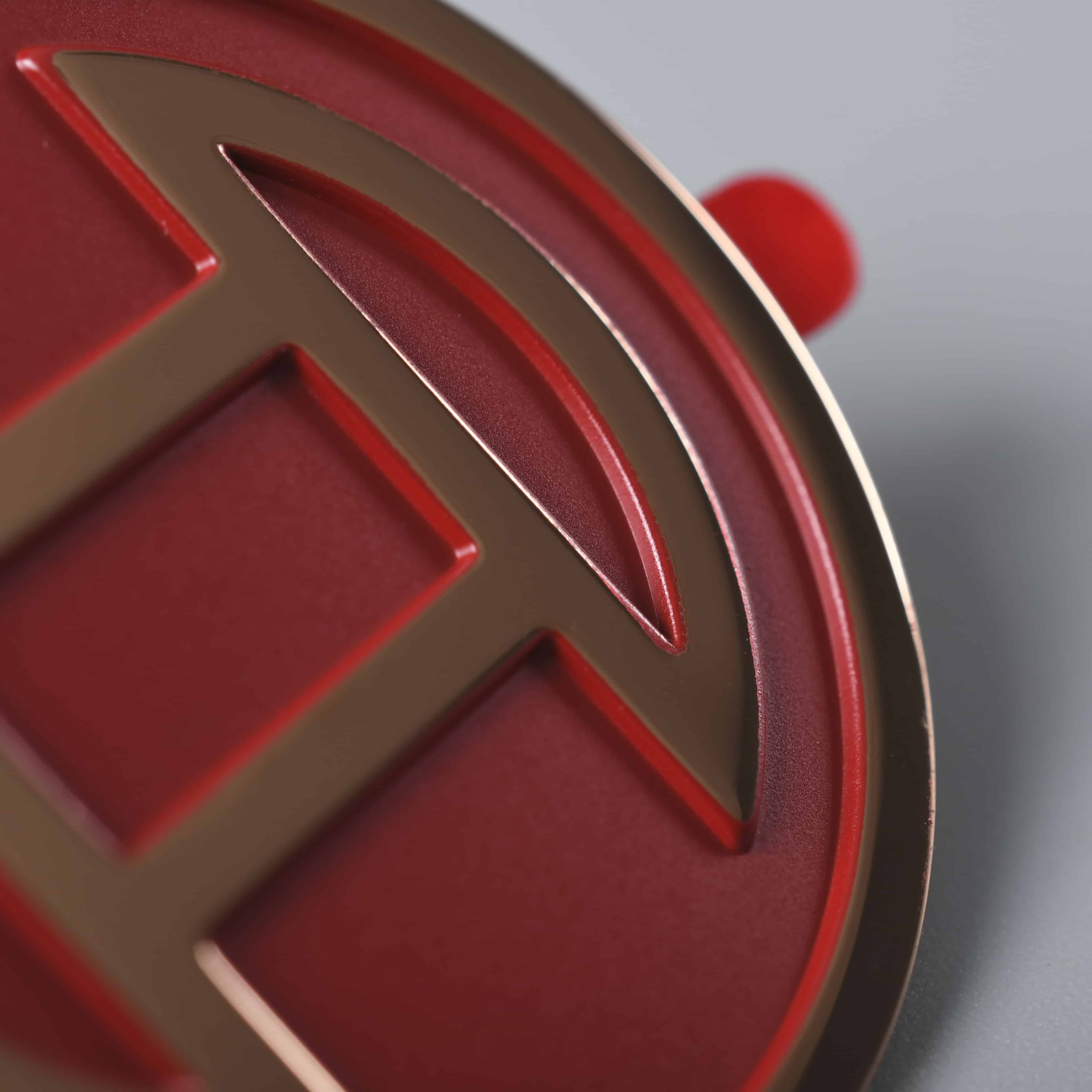 Autocollants d'étiquettes d'électroformage métallique