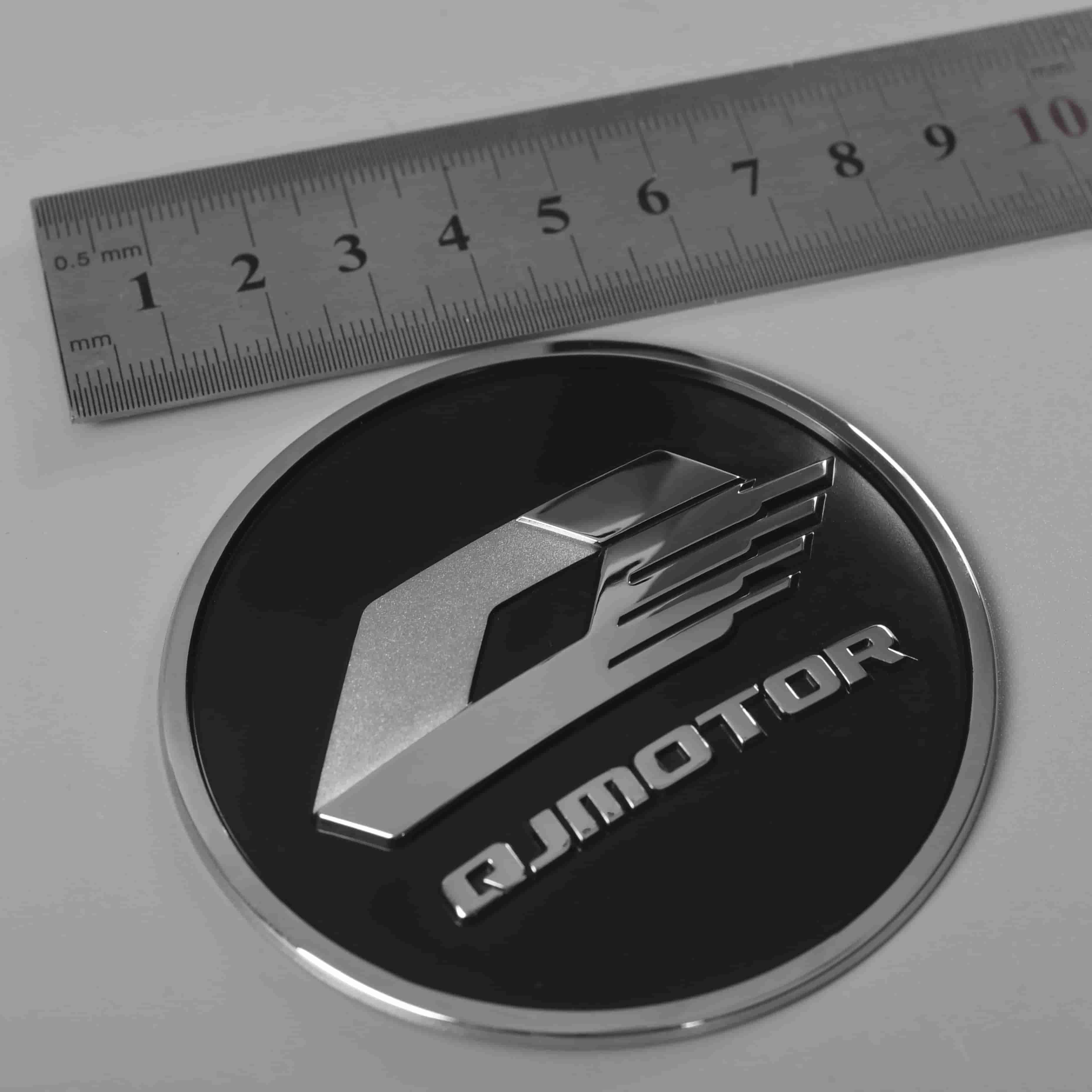 Étiquette en nickel métallique imperméable et facile à coller