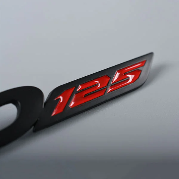 Étiquette de voiture ABS