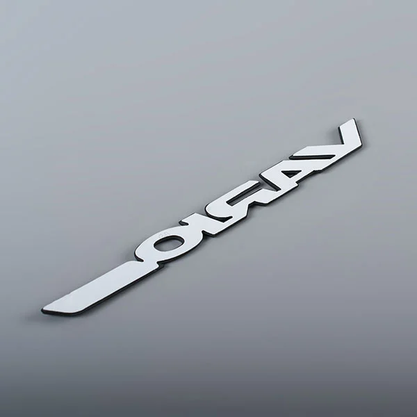 Étiquette de voiture ABS