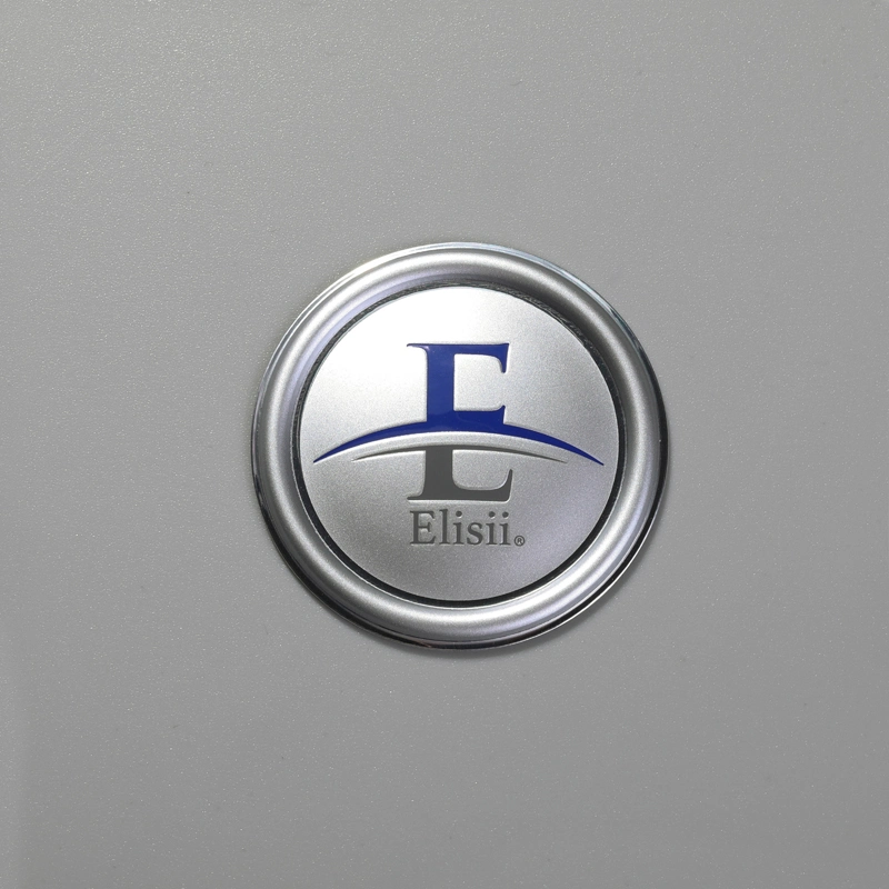 Étiquette en aluminium avec logo personnalisé, autocollant en relief 3D