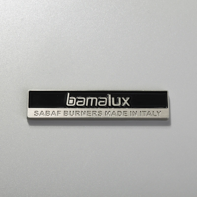 Badge en zinc chromé pour machine à laver