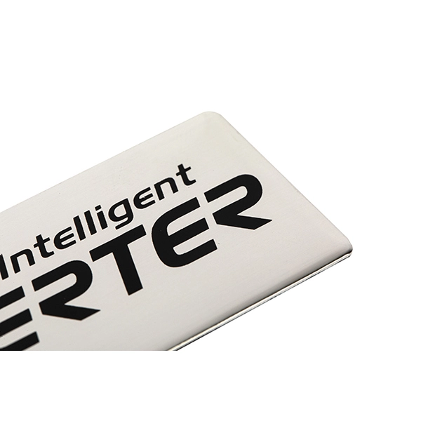 Marque de signe de logo en aluminium