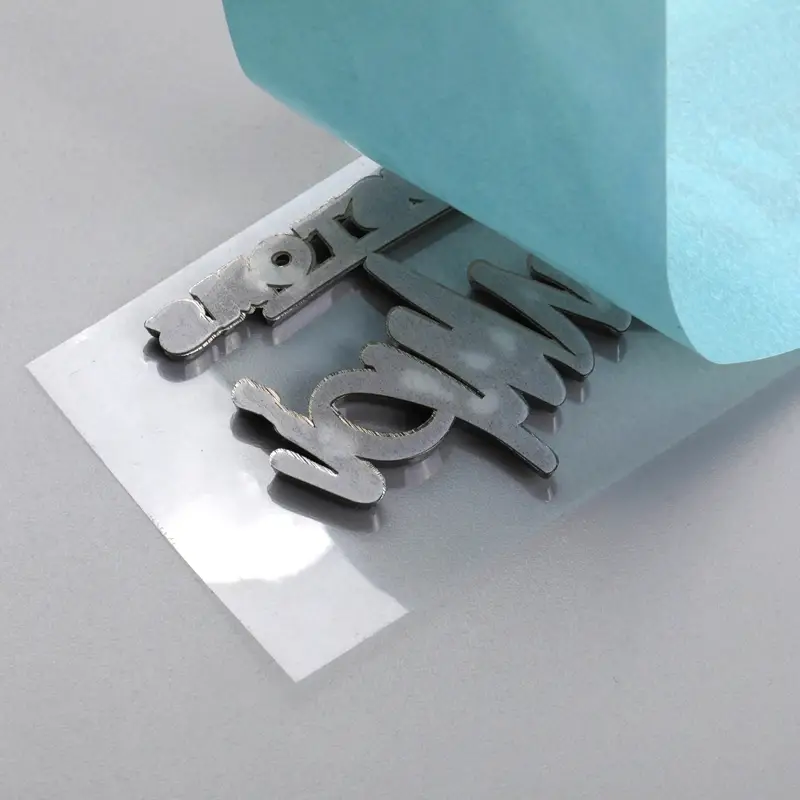 Autocollant ABS chromé