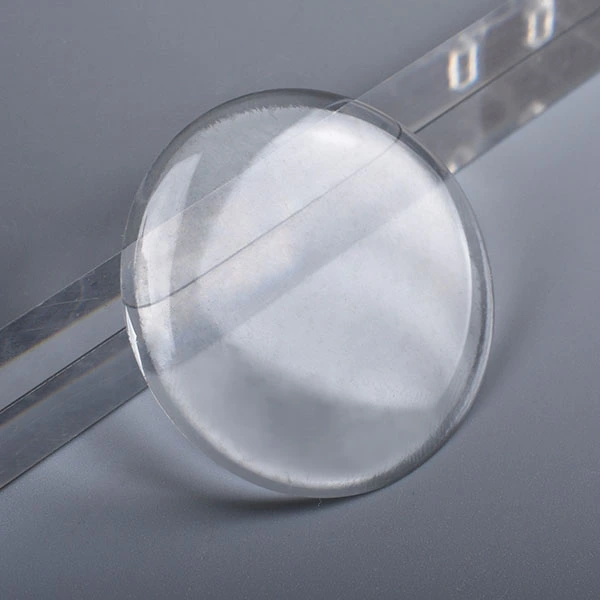 Autocollant en résine époxy transparente
