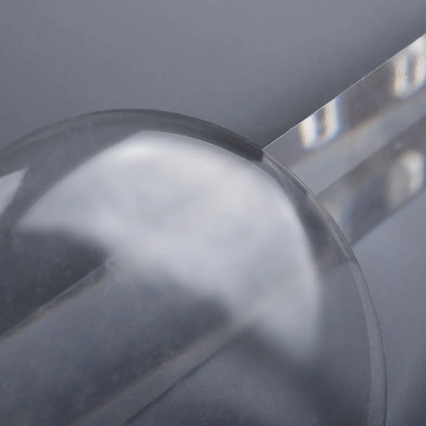 Autocollant en résine époxy transparente