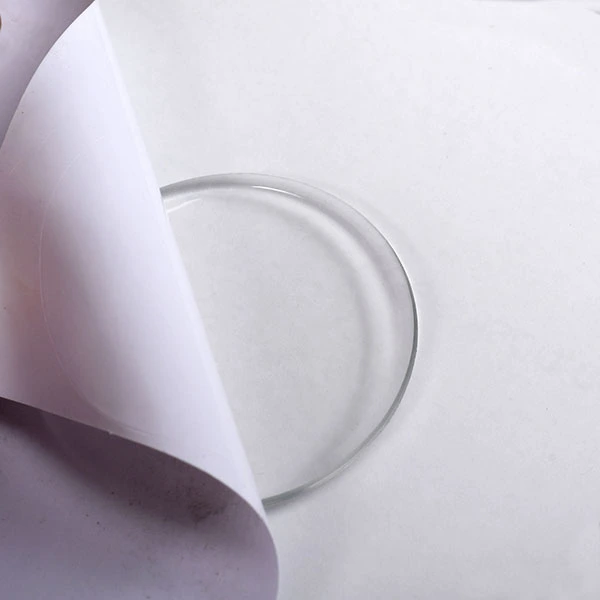 Autocollant en résine époxy transparente