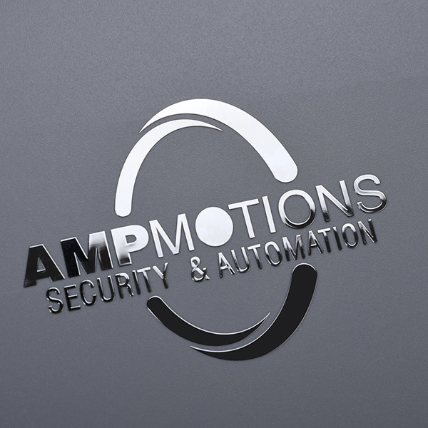 Autocollant de logo d’électroformage