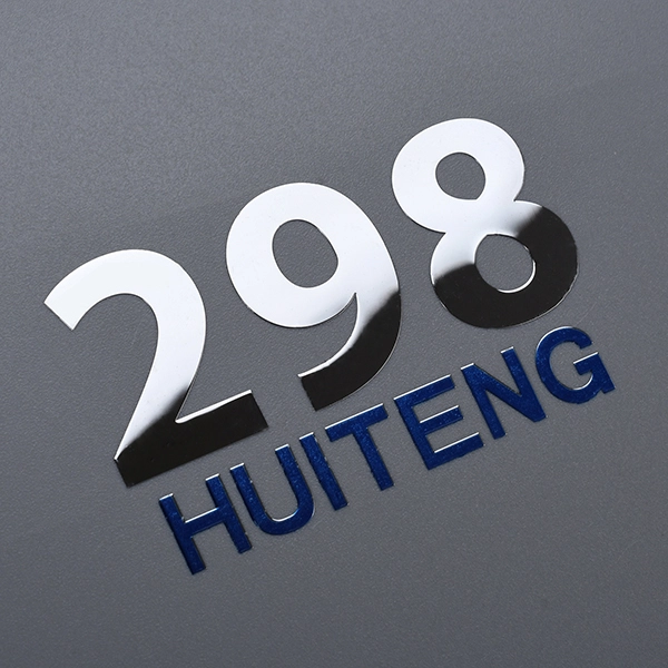 Étiquette logo en métal