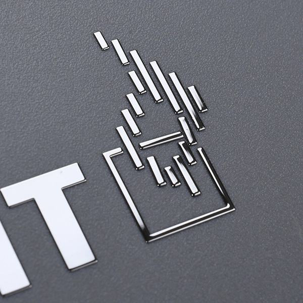 Étiquette de logo 3D