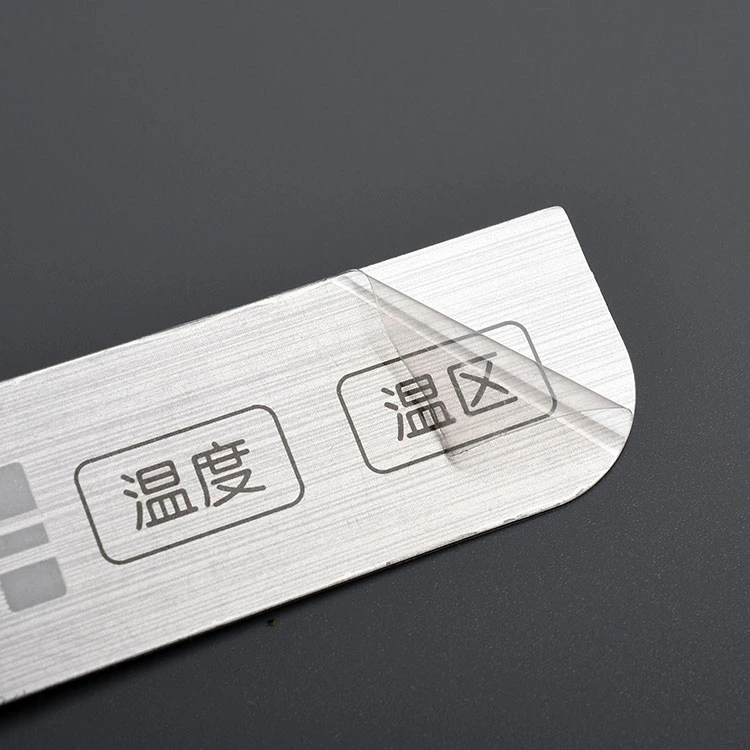 Panneau de configuration de l'interrupteur à membrane pour animaux